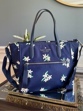 Kate Spade Chelsea Orange Toss Medium Satchel
